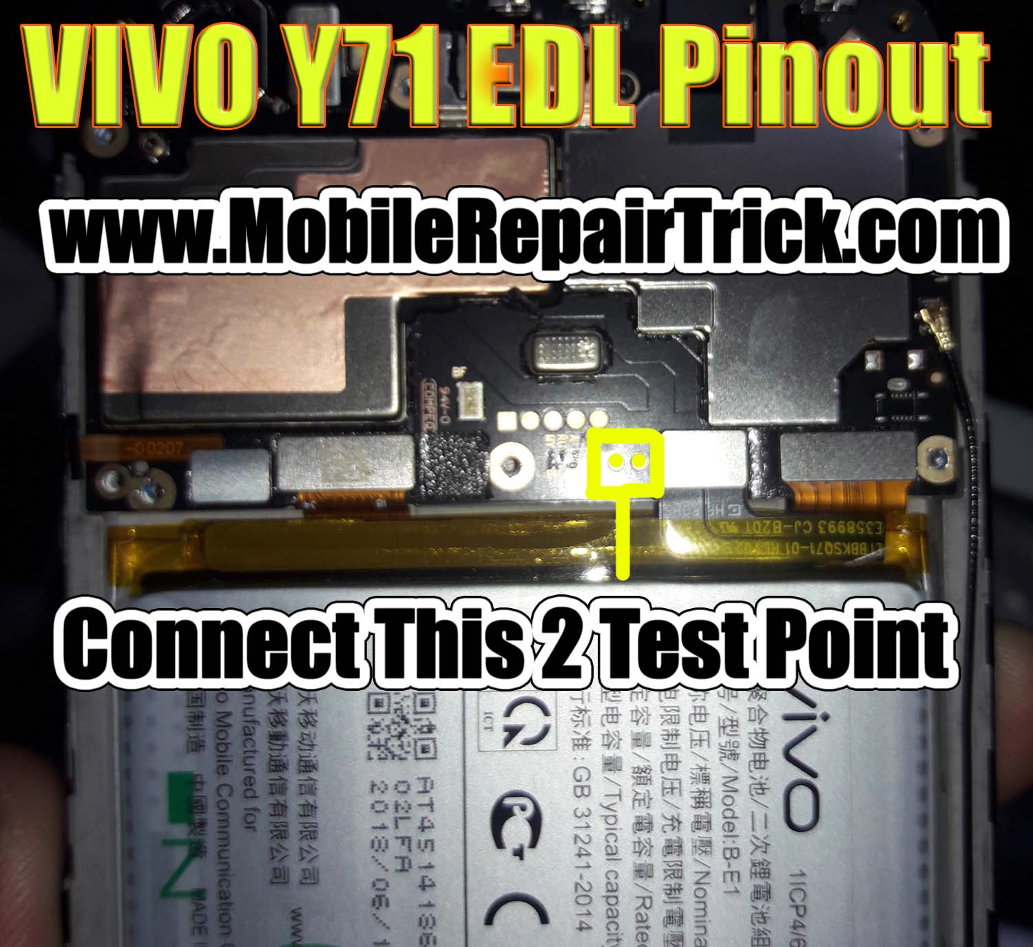 VIVO Y71 Edl Pinout |edl test point - www.GsmClinic.com