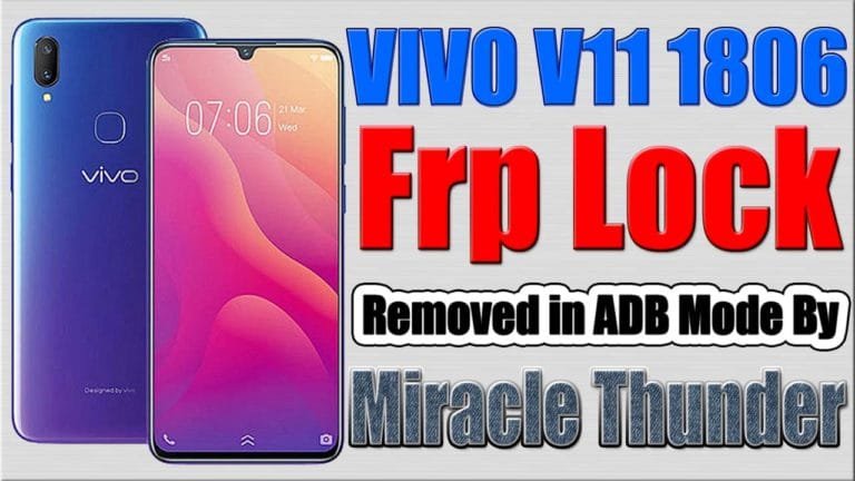 Vivo Frp Lock Reset By Miracle Thunder Vivo V Frp Lock Reset