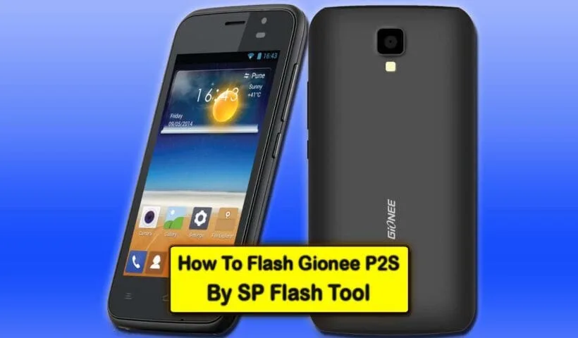 how to flash gionee p2s