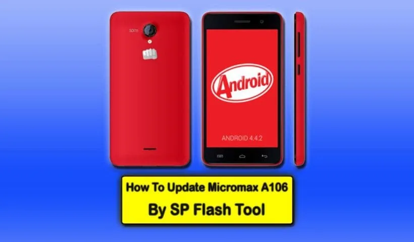 how to update micromax a106