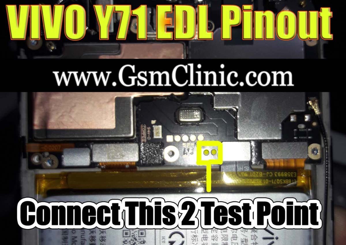 Vivo V23 5G Test Point to Remove Pattern, FRP And Flashing