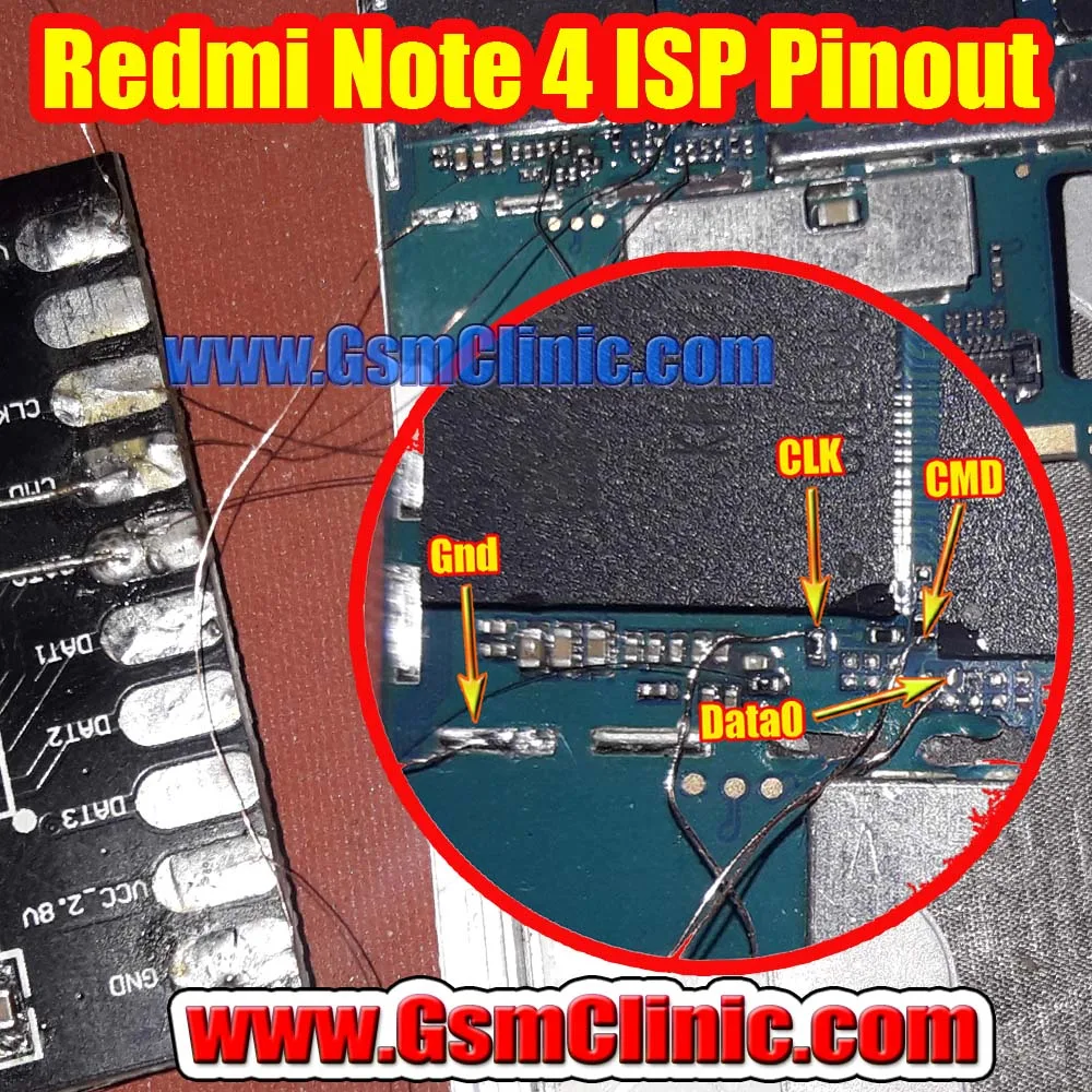 Xiaomi 2016100 Redmi Note 4 Isp Pinout