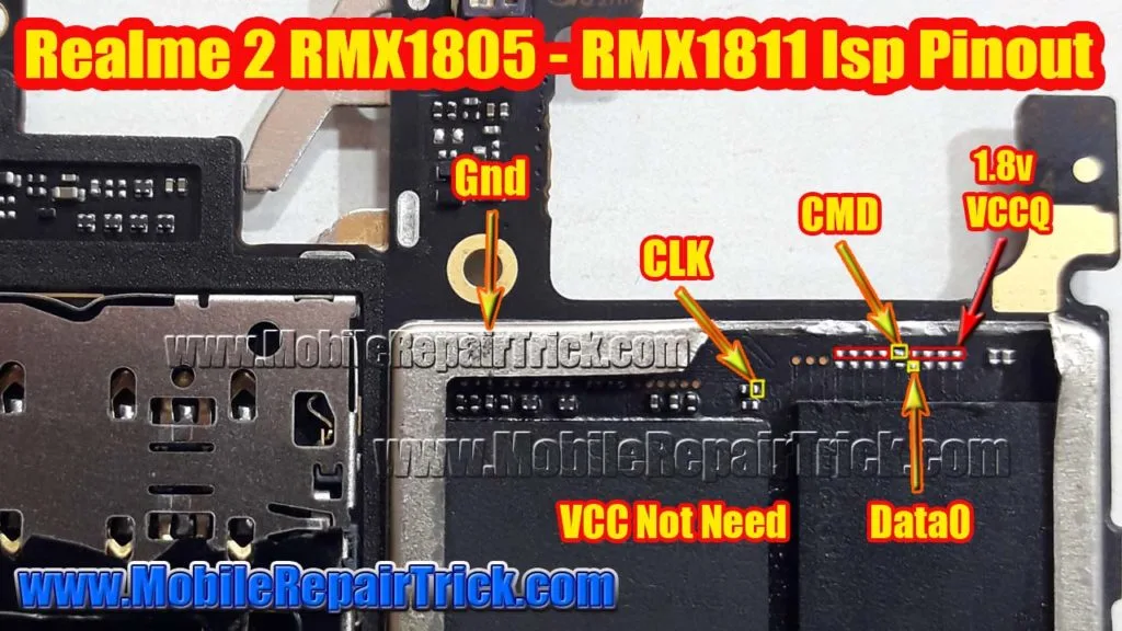 oppo realme 2 rmx1805 rmx1811 isp pinout