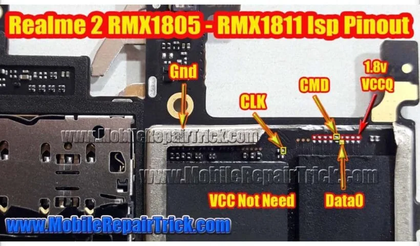oppo realme 2 rmx1805 rmx1811 isp pinout