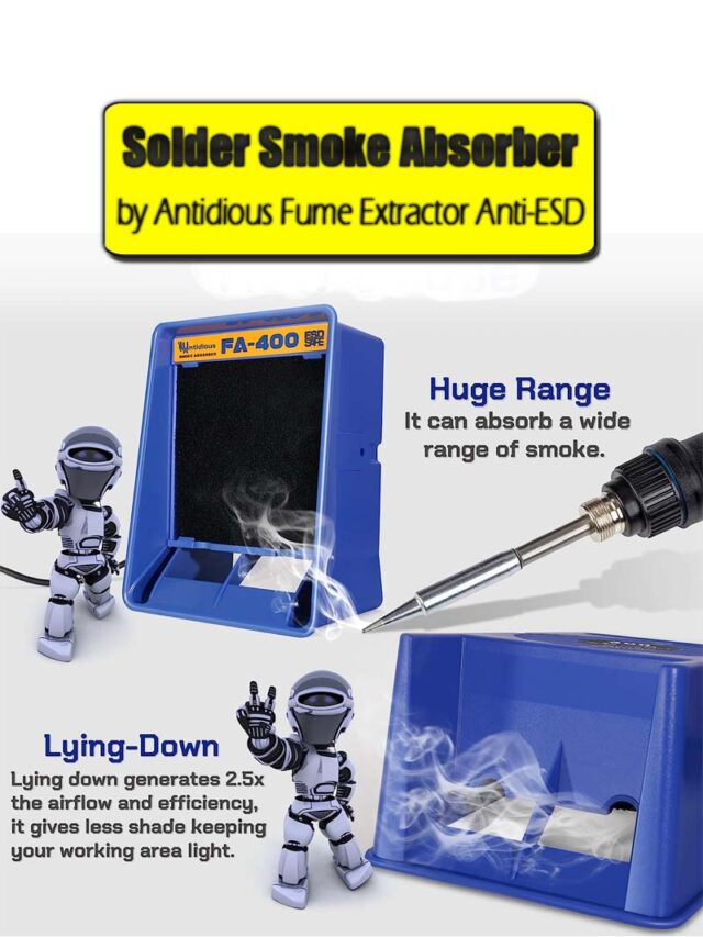 Solder Smoke Absorber by Antidious