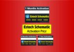 estech schematics activation 1 month